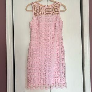 Pink Lace Ralph Lauren Cocktail Dress